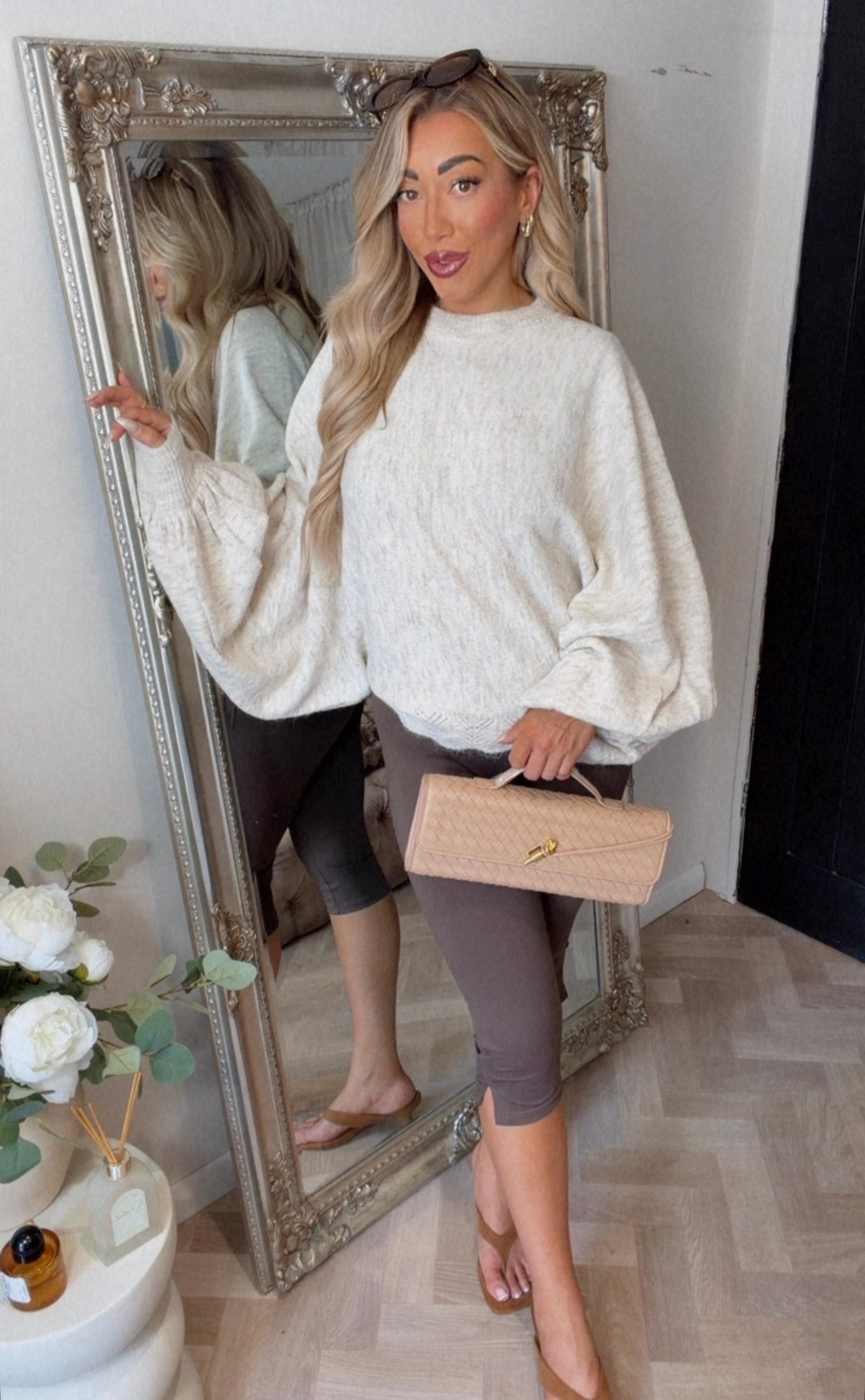Lara bubble sleeve jumper (size 8-22)