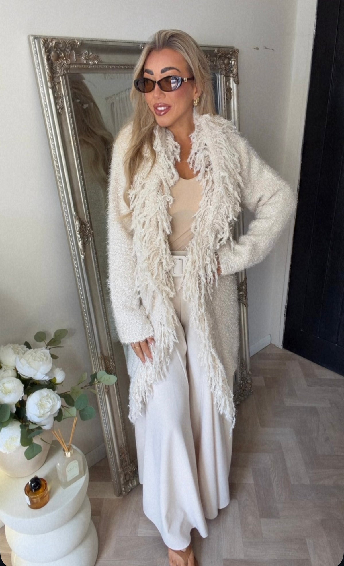 Shaggy cardigan (one size fits all)