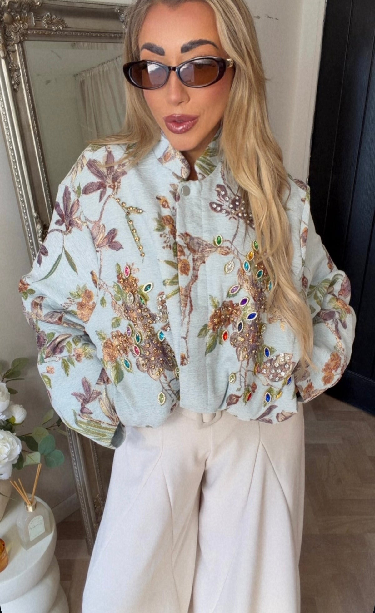 Heidi diamanté jacket  (size 10-16)