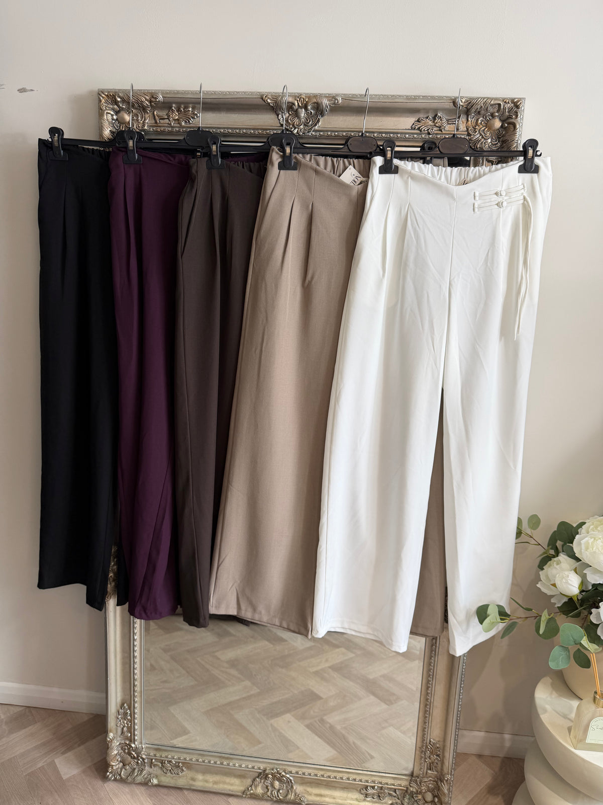 Sophia tailored trousers high waisted (size 8-16)