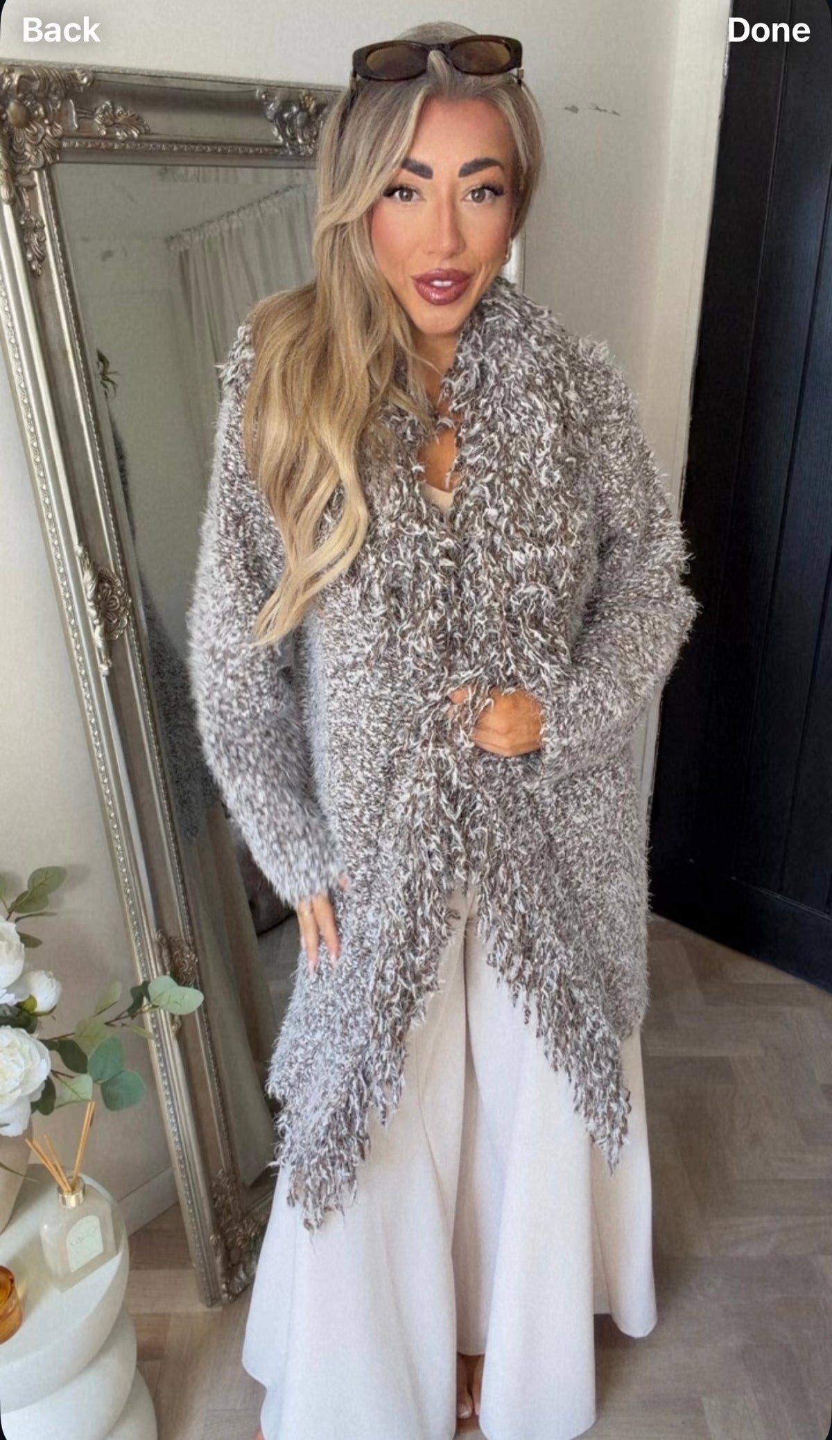 Shaggy cardigan (one size fits all)