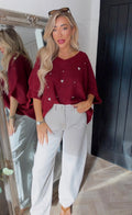 Love heart jumper (size 8-26)