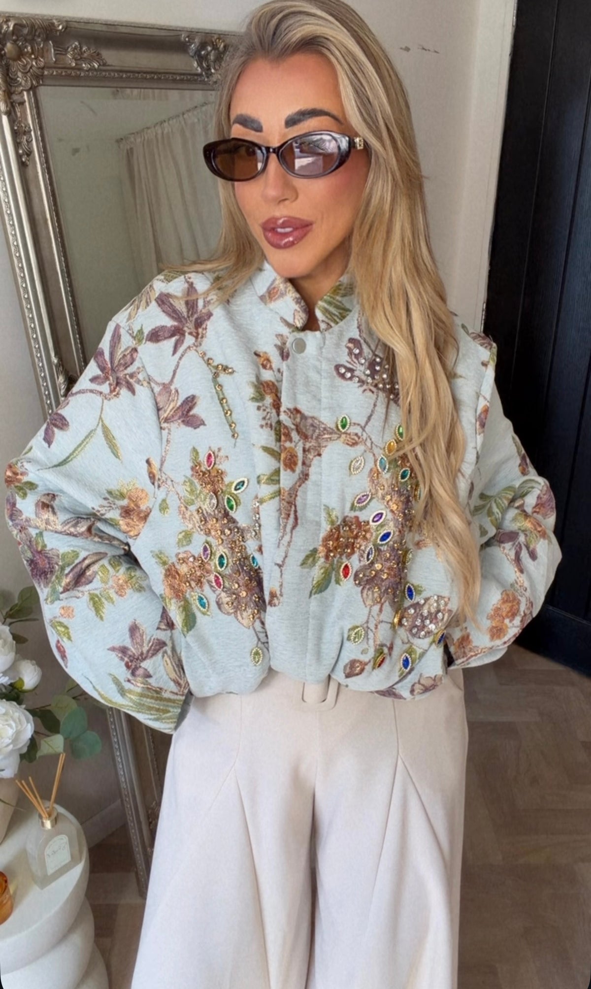 Heidi diamanté jacket  (size 10-16)