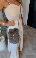 Fur bag small cross body