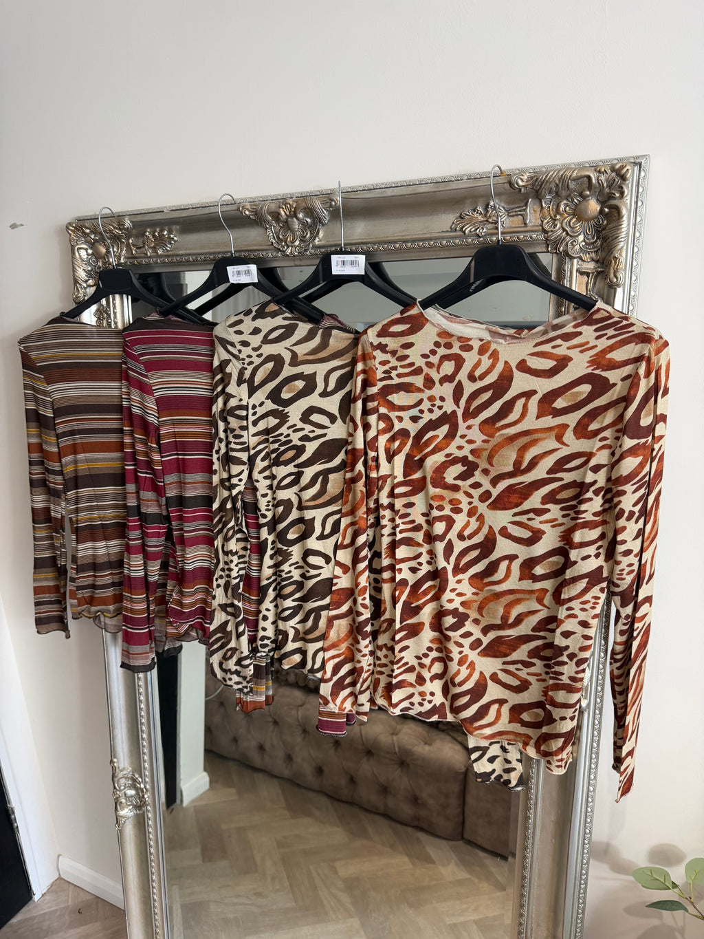 Cashmere blend pattern top (size 8-18)